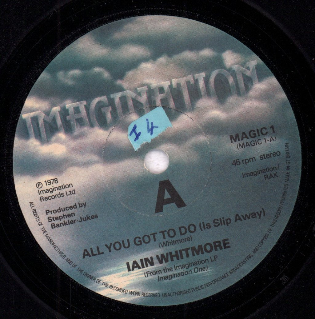 Iain Whitmore - All You Got To Do - 7 Inch