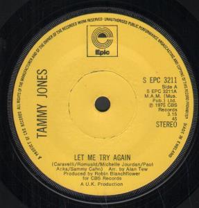 Tammy Jones - Let Me Try Again - 7 Inch