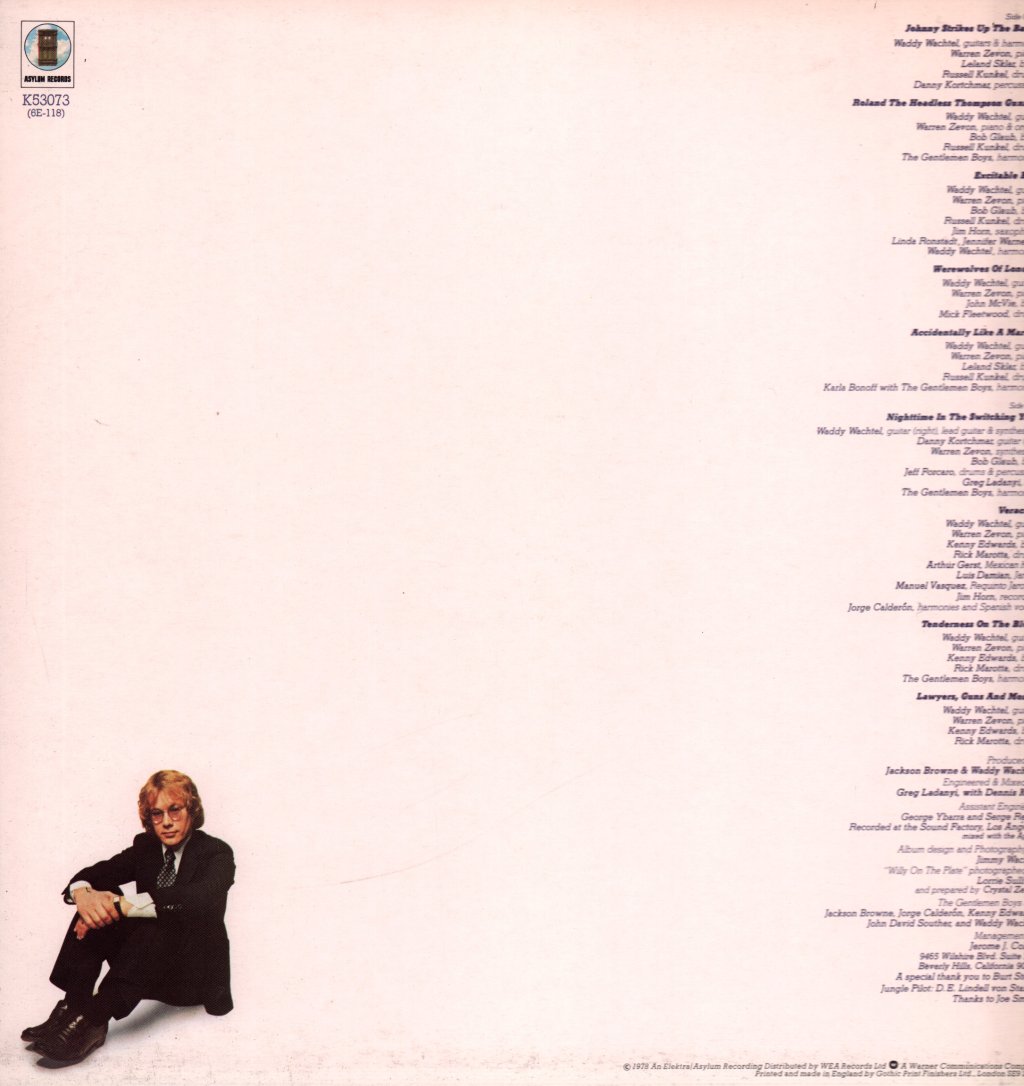 Warren Zevon - Excitable Boy - Lp