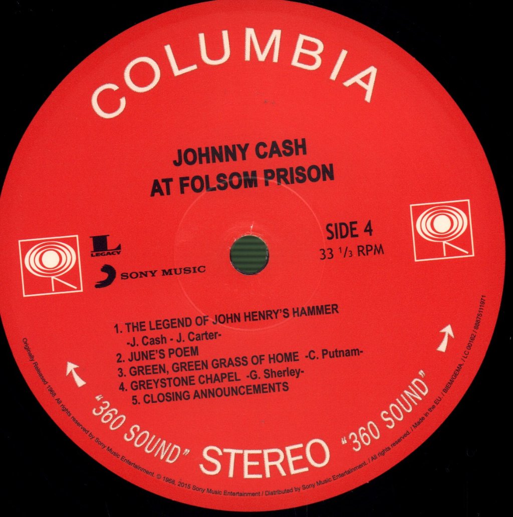Johnny Cash - At Folsom Prison - Double Lp