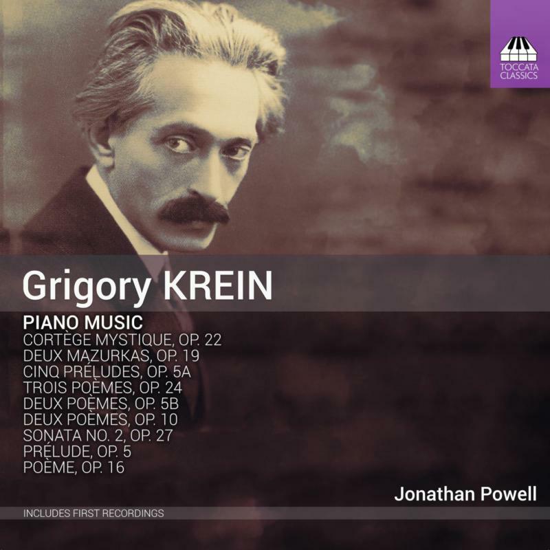 Jonathan Powell - Grigory Krein: Piano Music - Cd