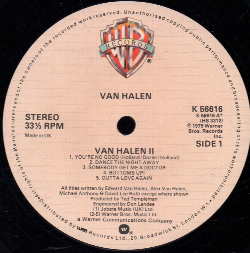 Van Halen - 2 - Lp