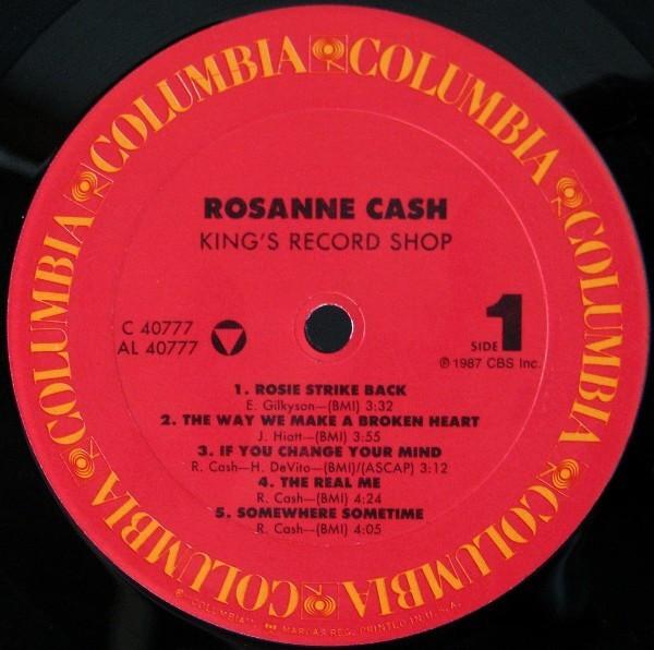 Rosanne Cash - King's Record Shop - Lp
