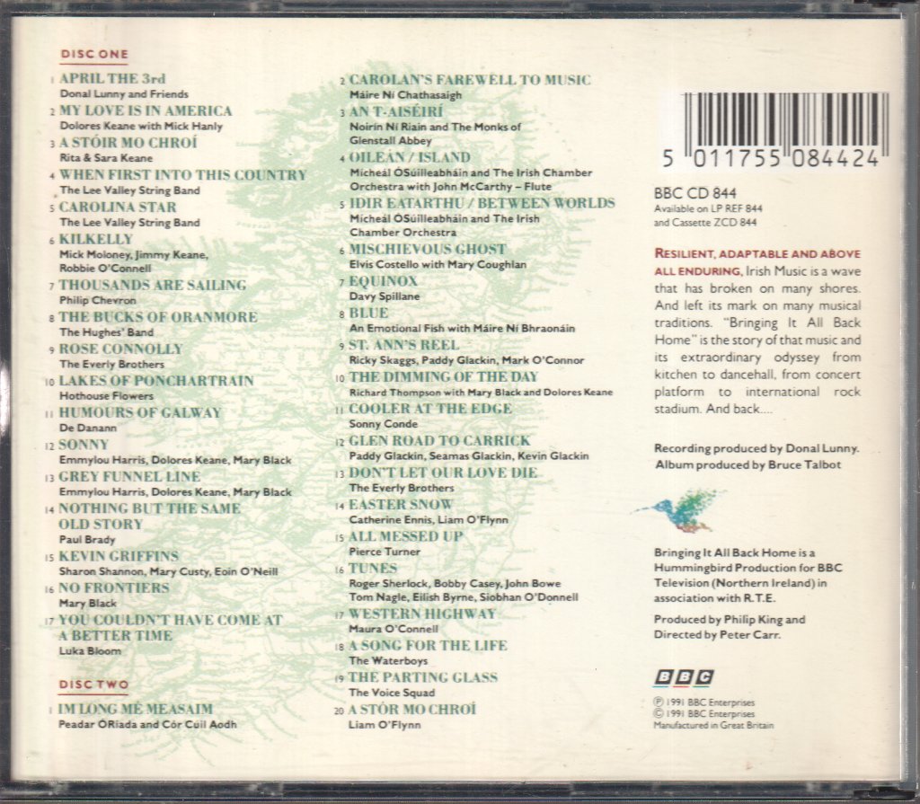 Various Artists - Bringing It All Back Home (Music From The BBC TV Series) - Cd Set