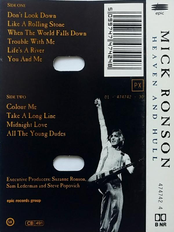 Mick Ronson - Heaven And Hull - Cassette
