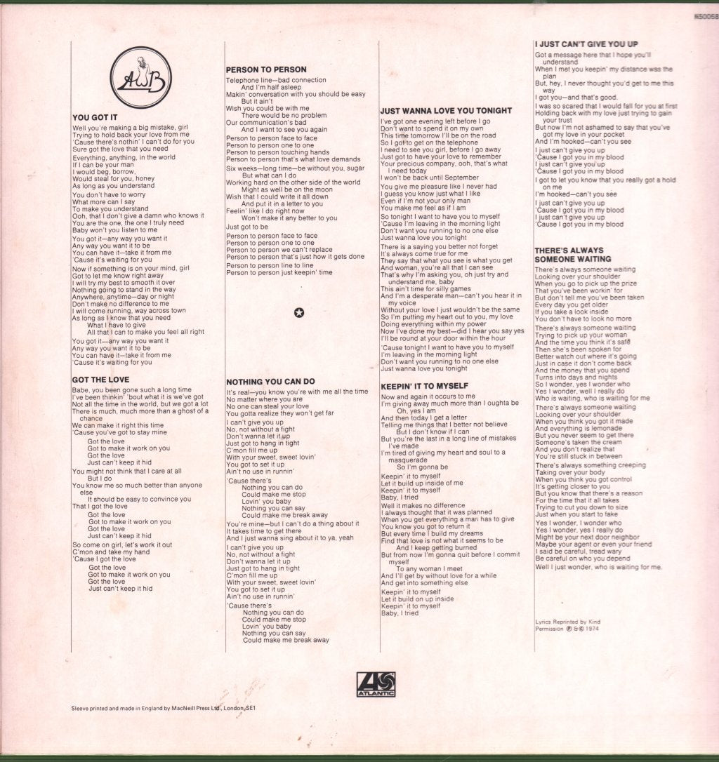 Average White Band - Awb - Lp