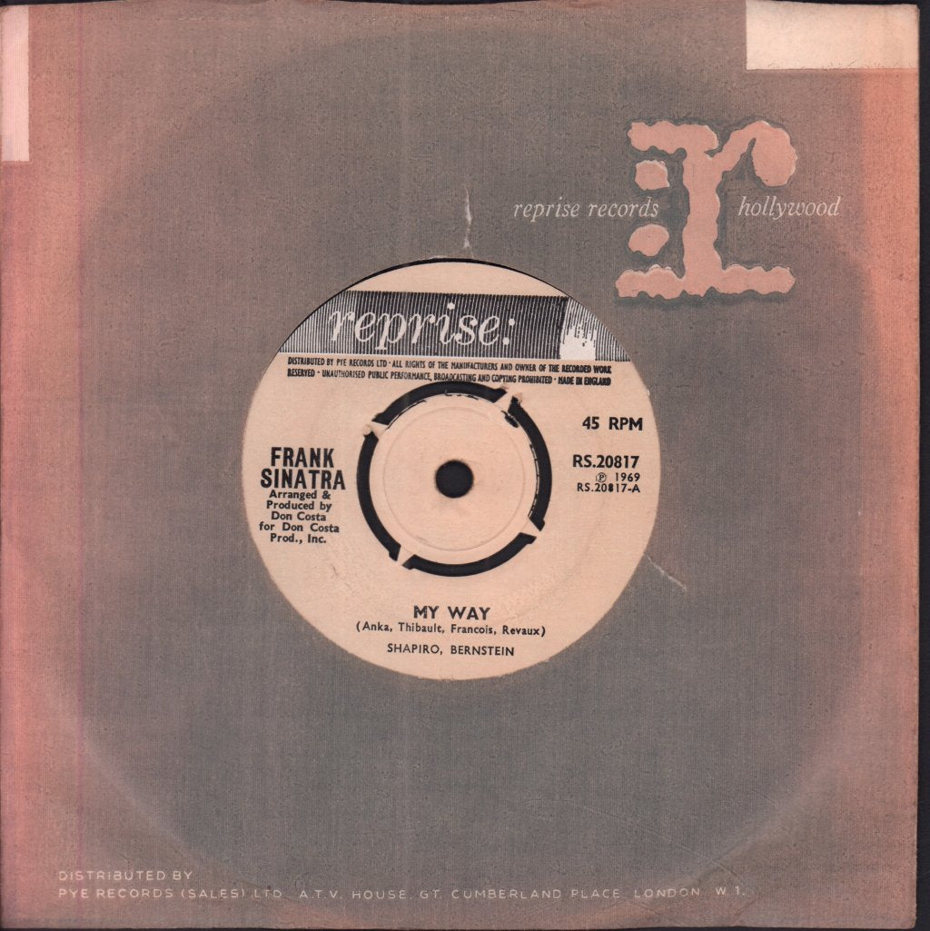 Frank Sinatra - My Way - 7 Inch