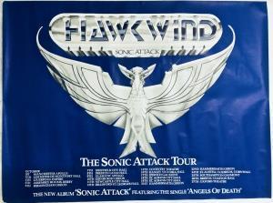 Hawkwind - Sonic Attack Tour - Poster