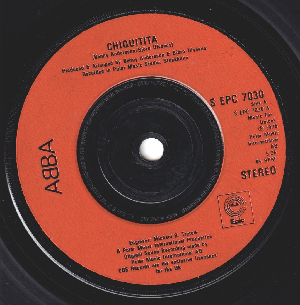 ABBA - Chiquitita - 7 Inch