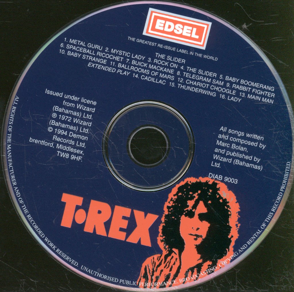 T. Rex - Slider - Cd