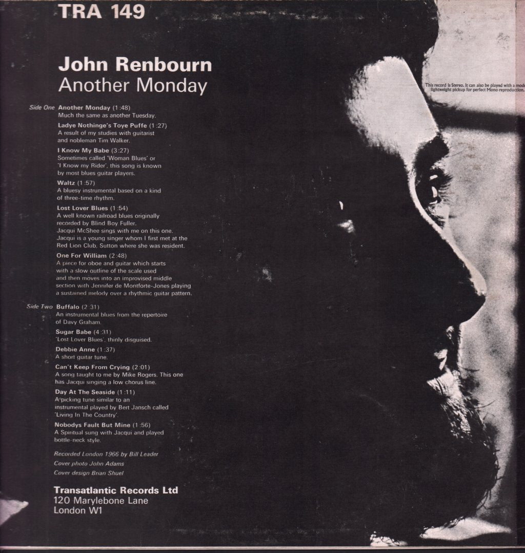 John Renbourn - Another Monday - Lp