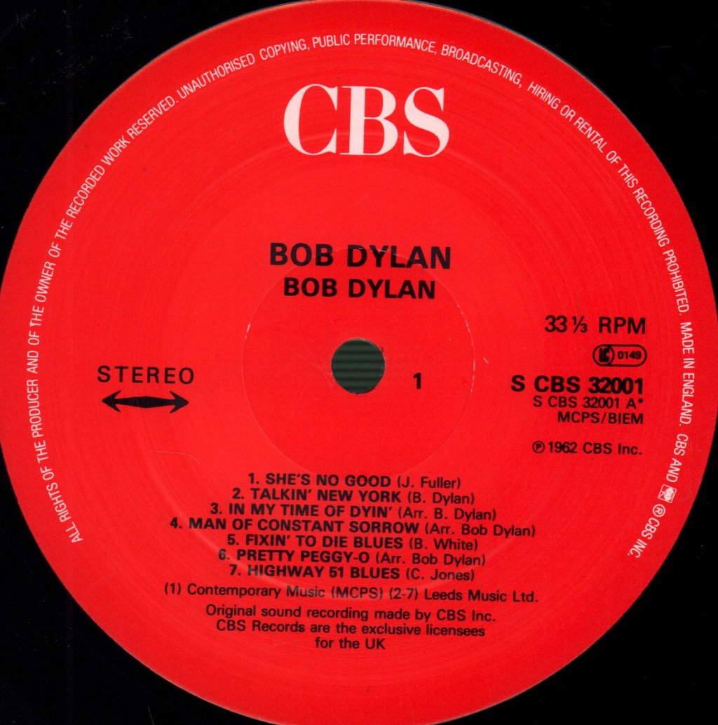 Bob Dylan - Bob Dylan - Lp