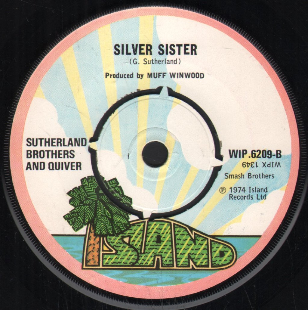Sutherland Brothers And Quiver - Saviour In The Rain - 7 Inch