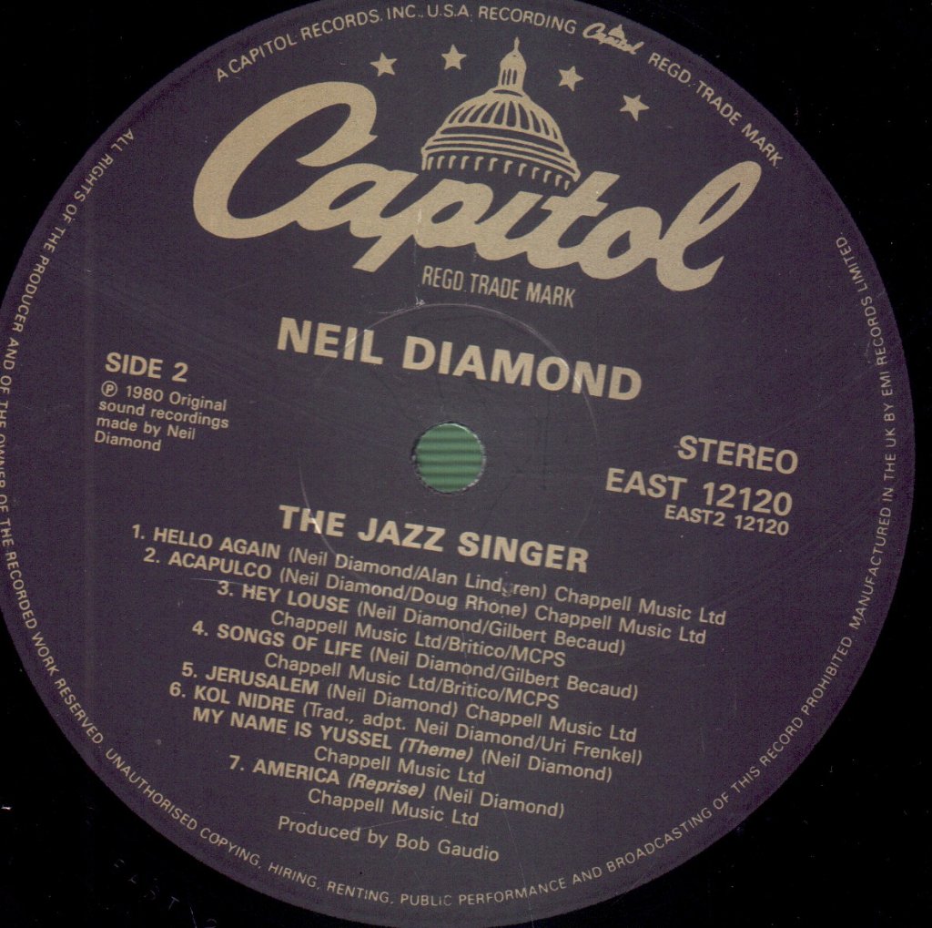 Neil Diamond - Jazz Singer - Lp