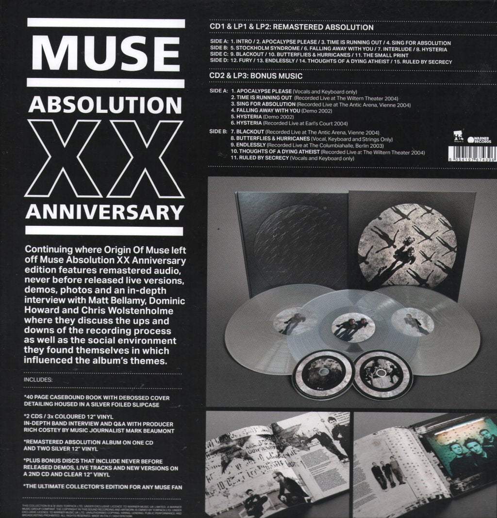 Muse - Absolution (XX Anniversary) - Lp Box Set – Vinyl Tap