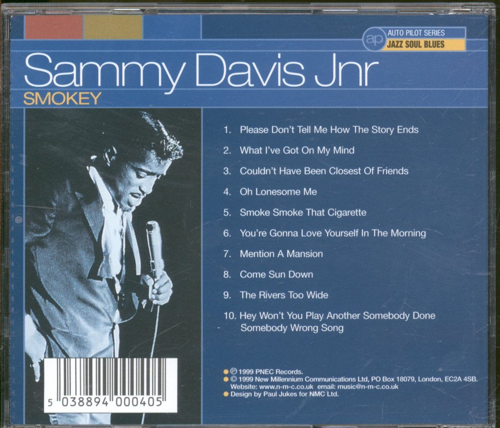 Sammy Davis Jr - Smokey - Cd
