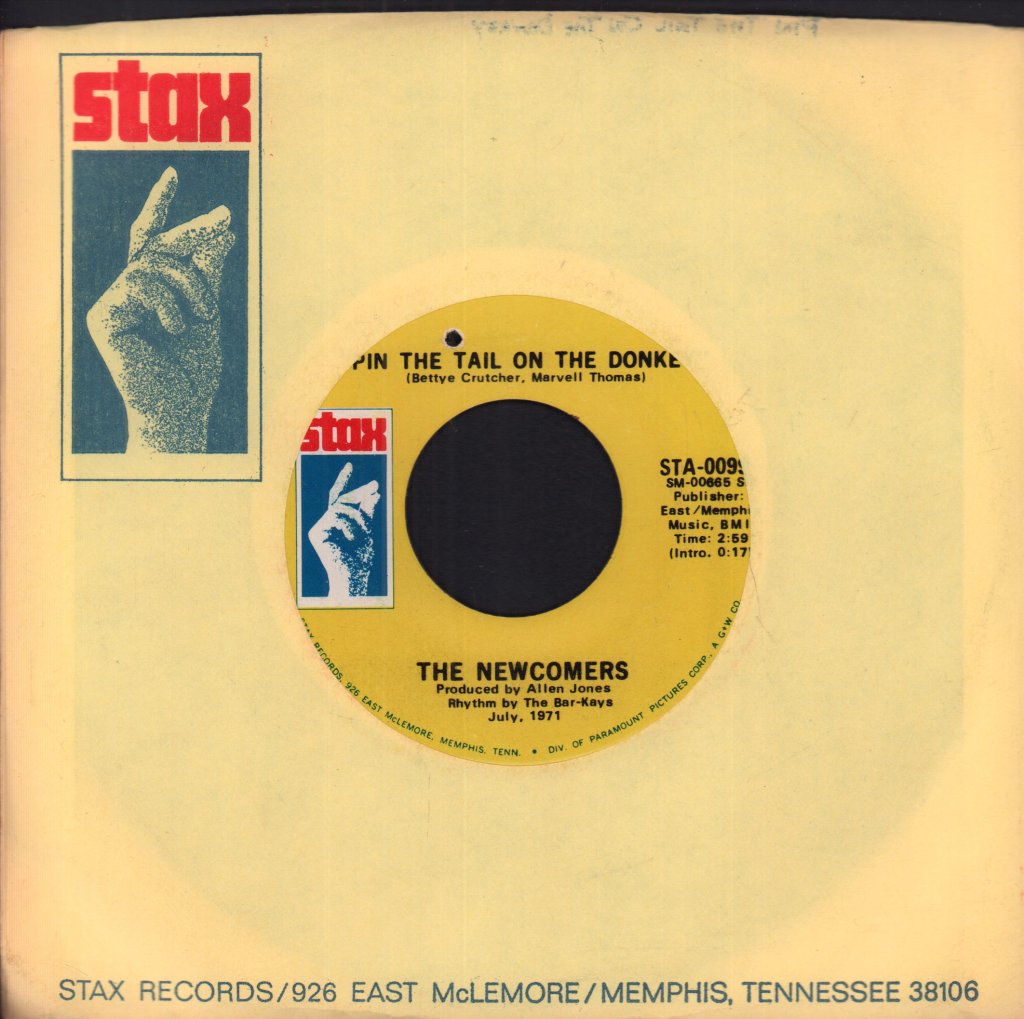 Newcomers - Pin The Tail On The Donkey - 7 Inch