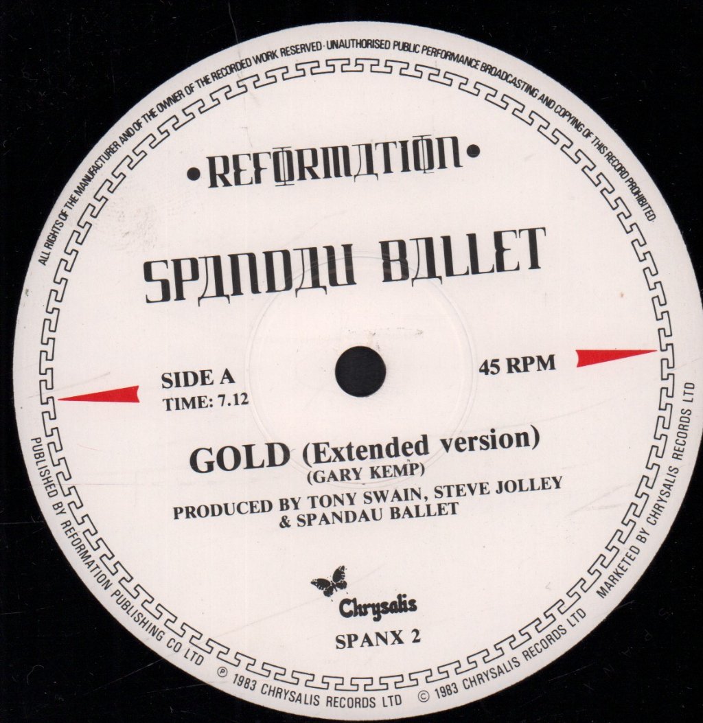 Spandau Ballet - Gold - 12 Inch
