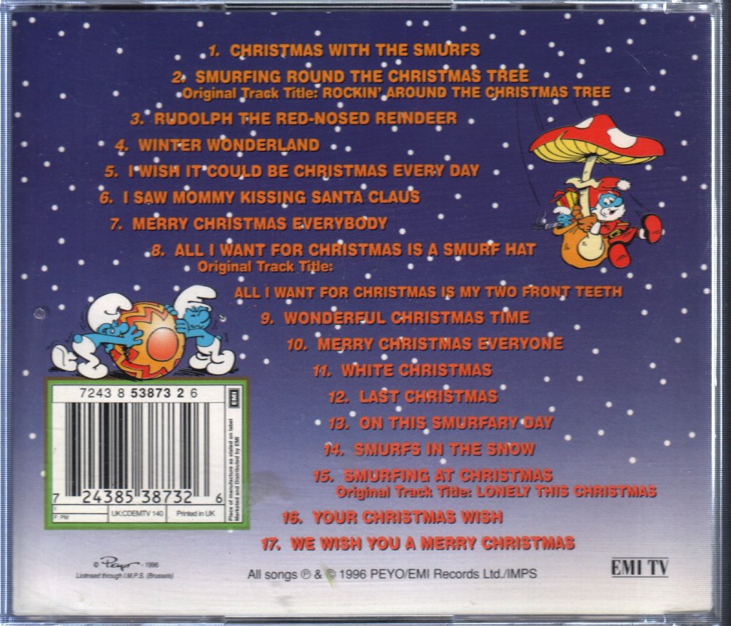 Smurfs - Christmas Party - Cd