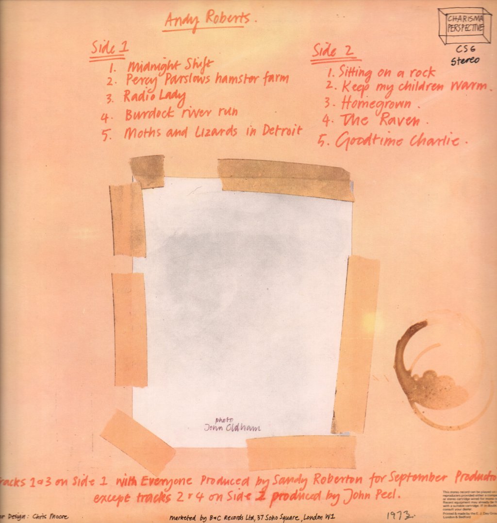 Andy Roberts (Folk Singer) - Andy Roberts - Lp