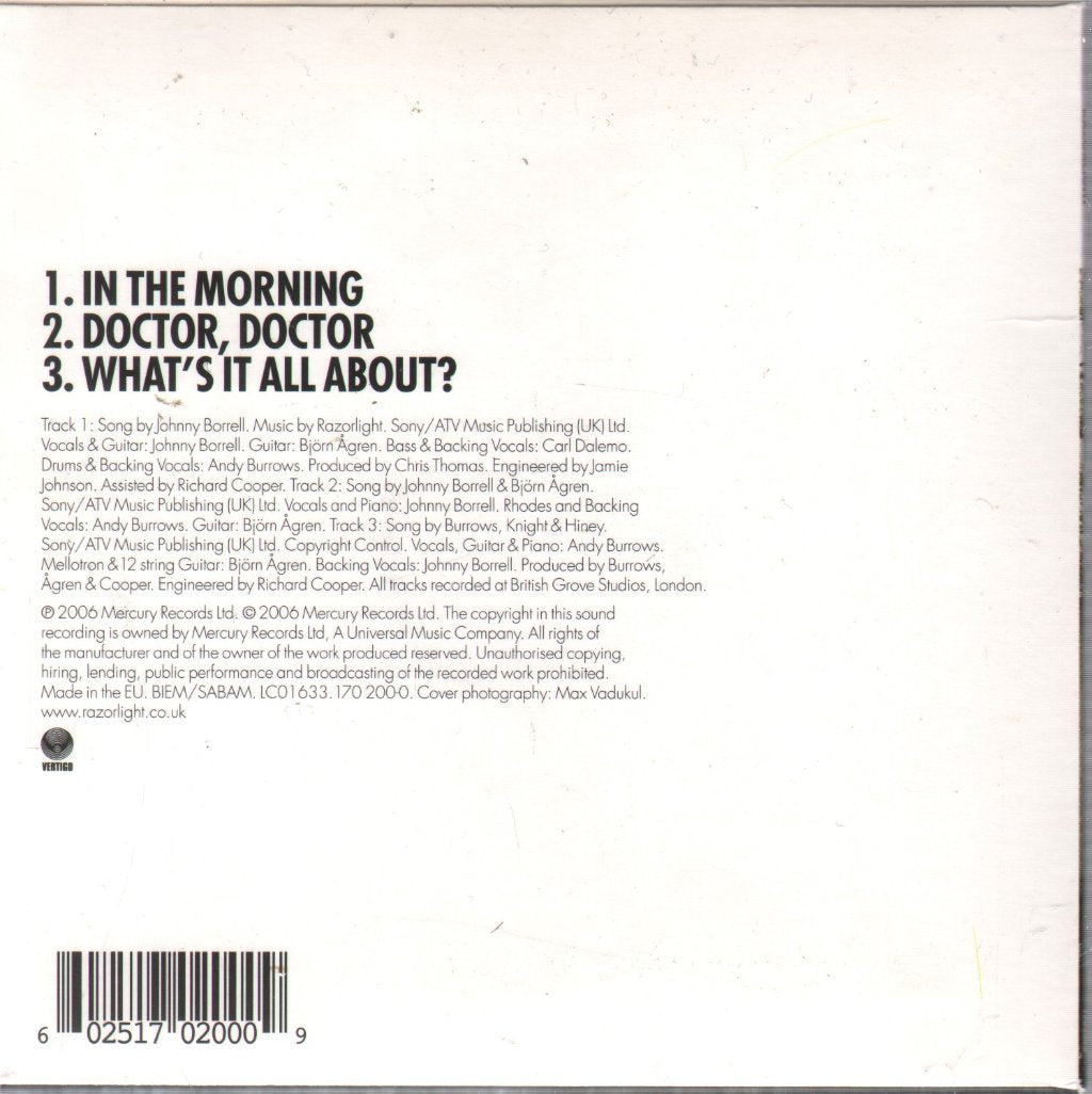 Razorlight - In The Morning - Cd