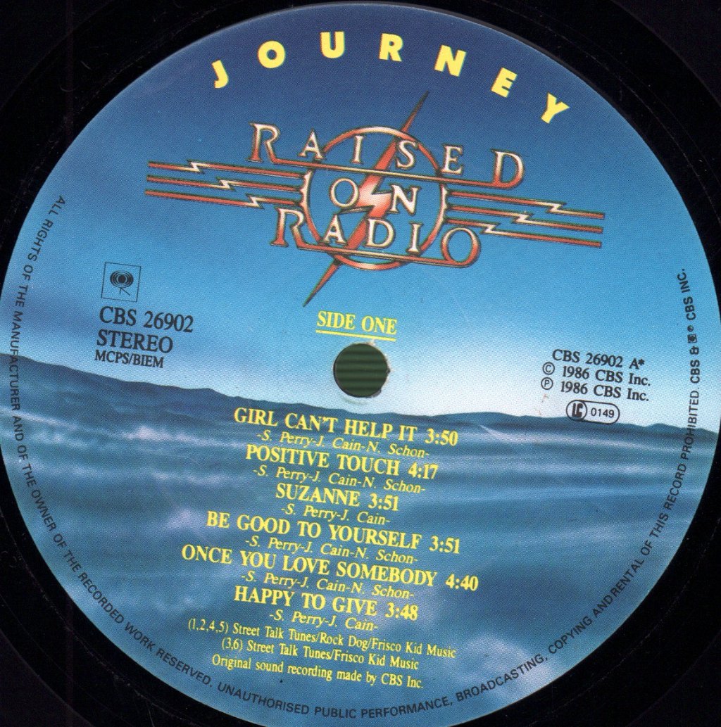 Journey - Raised On Radio - Lp