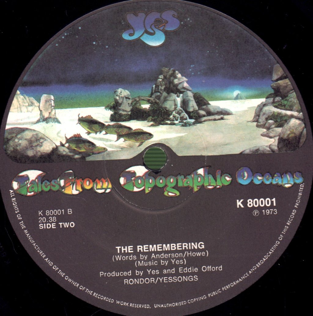 Yes - Tales From Topographic Oceans - Double Lp