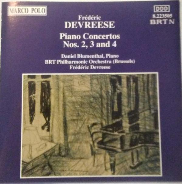 Daniel Blumenthal, Belgian Radio And Television Philharmonic Orchestra - Frederik Devreese - Piano Concertos Nos. 2, 3 And 4 - Cd