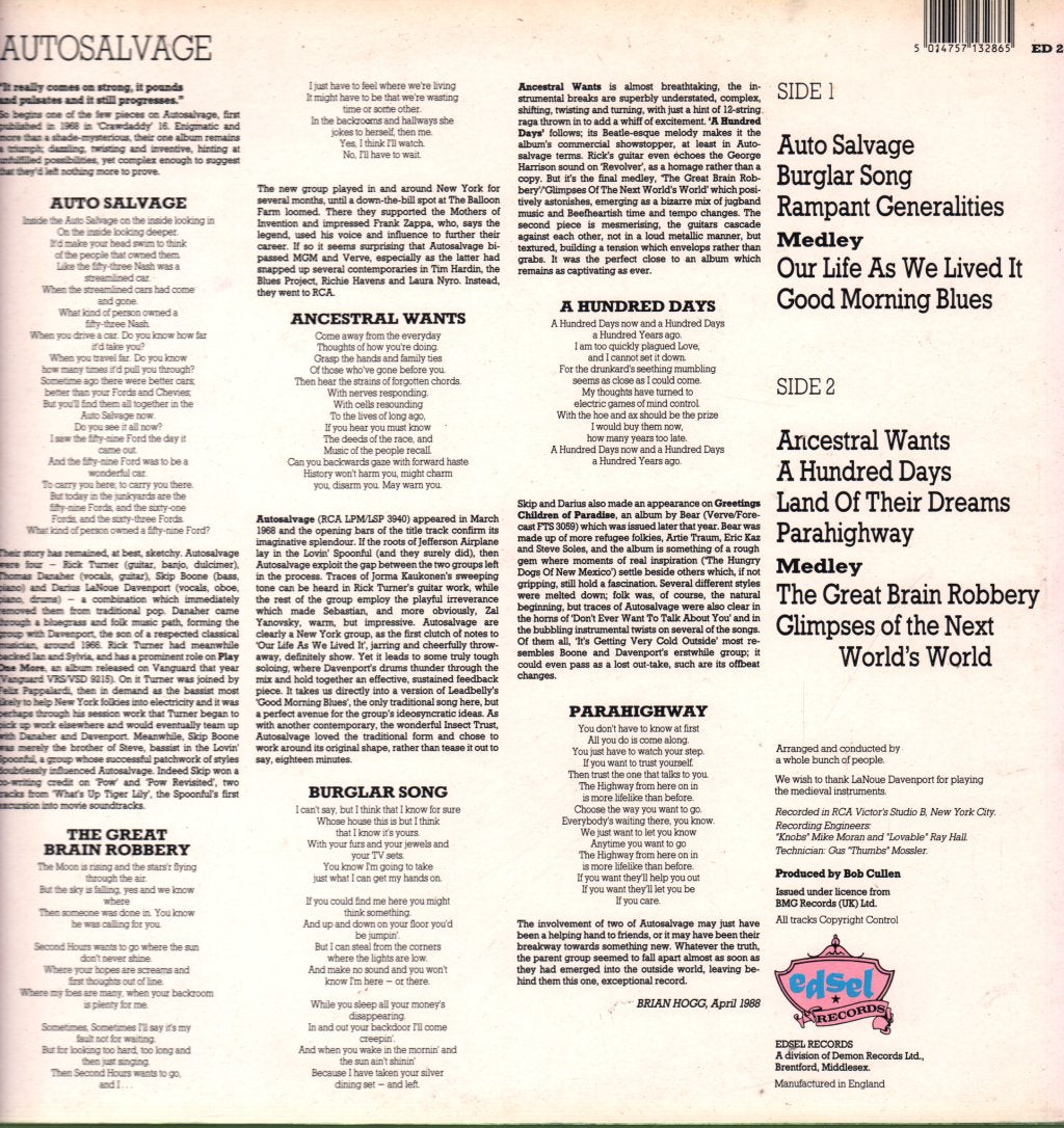 Autosalvage - Autosalvage - Lp