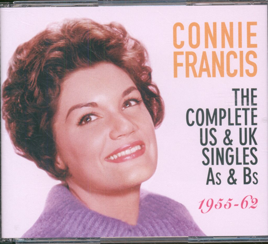Connie Francis - Complete US & UK Singles As & Bs 1955-62 - Triple Cd