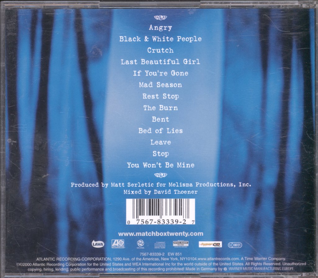 Matchbox Twenty - Mad Season - Cd