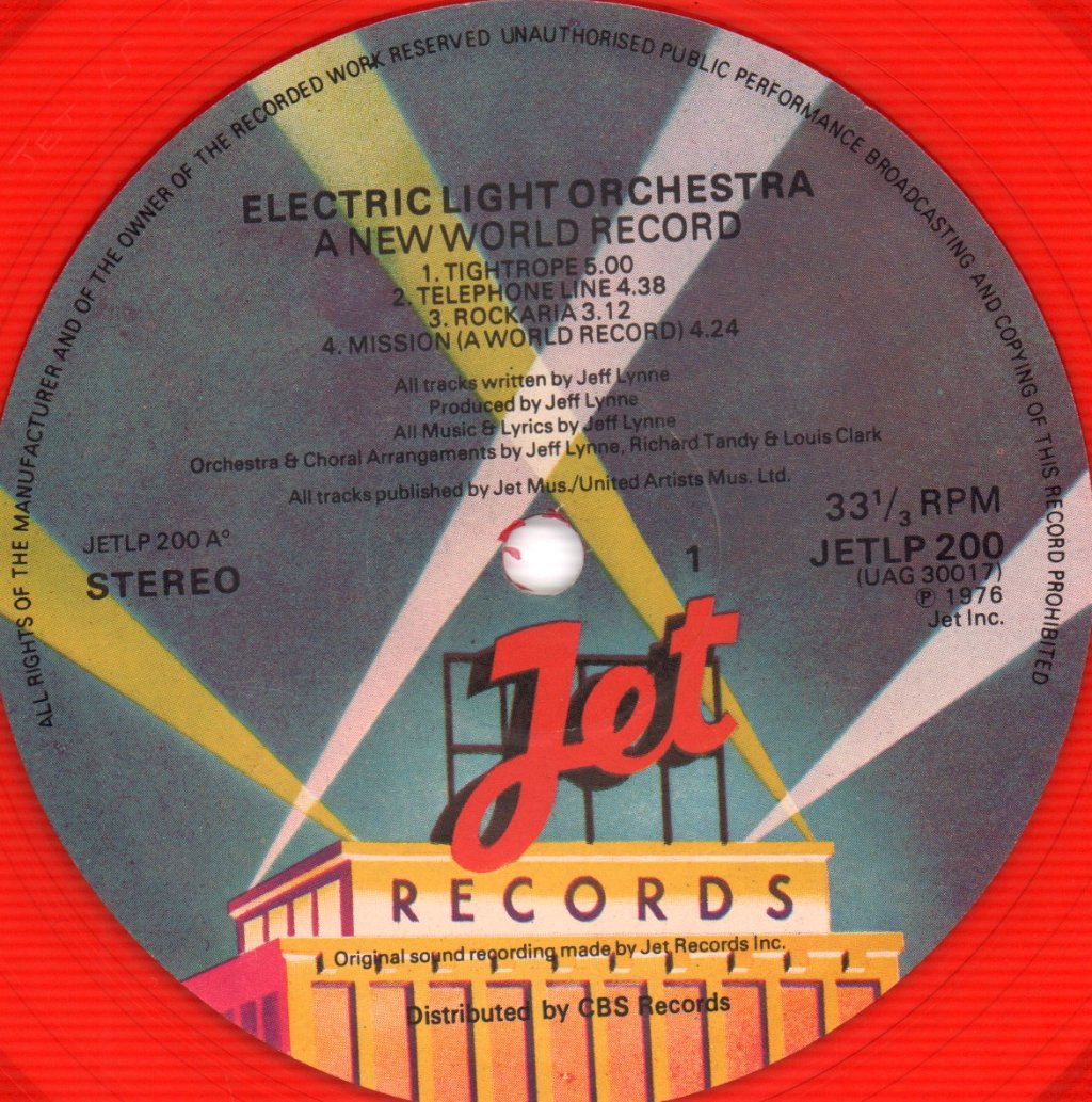 Electric Light Orchestra - A New World Record - Lp