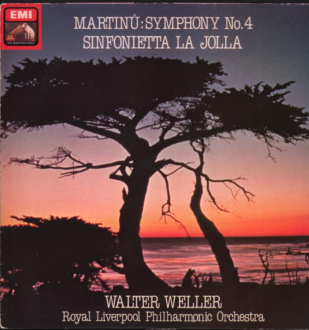 Walter Weller / Royal Liverpool Philharmonic Orchestra - Martinu - Symphony No. 4 / Sinfonietta La Jolla - Lp