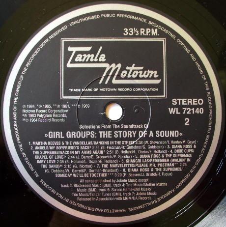 Various Artists - Selections From The Soundtrack Of "Girl Groups: The Story Of A Sound" - Lp