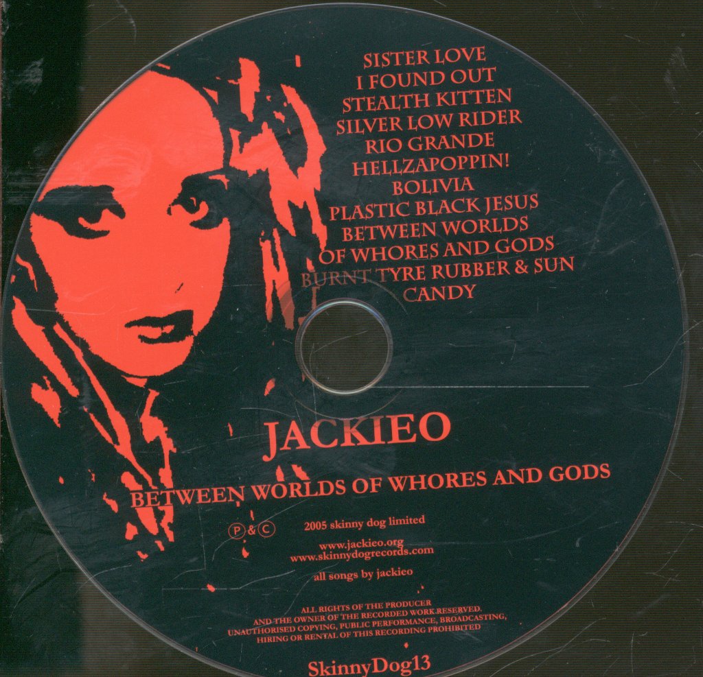 Jackieo - Between Worlds Of Whores & Gods - Cd