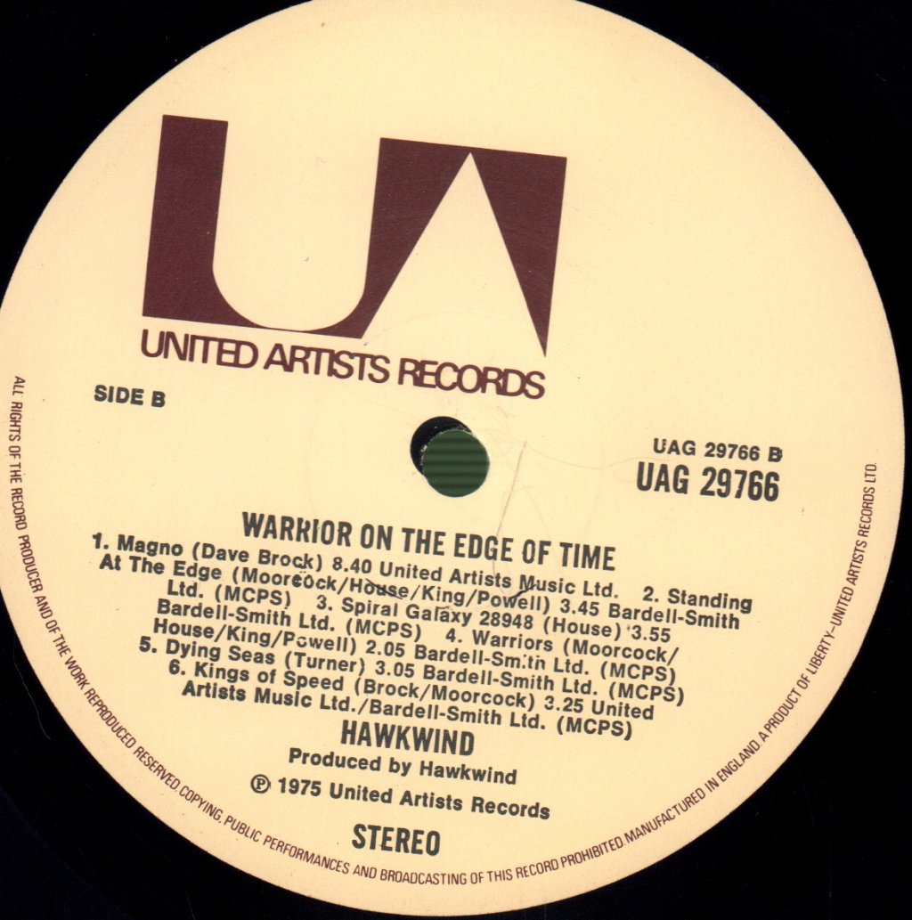 Hawkwind - Warrior On The Edge Of Time - Lp