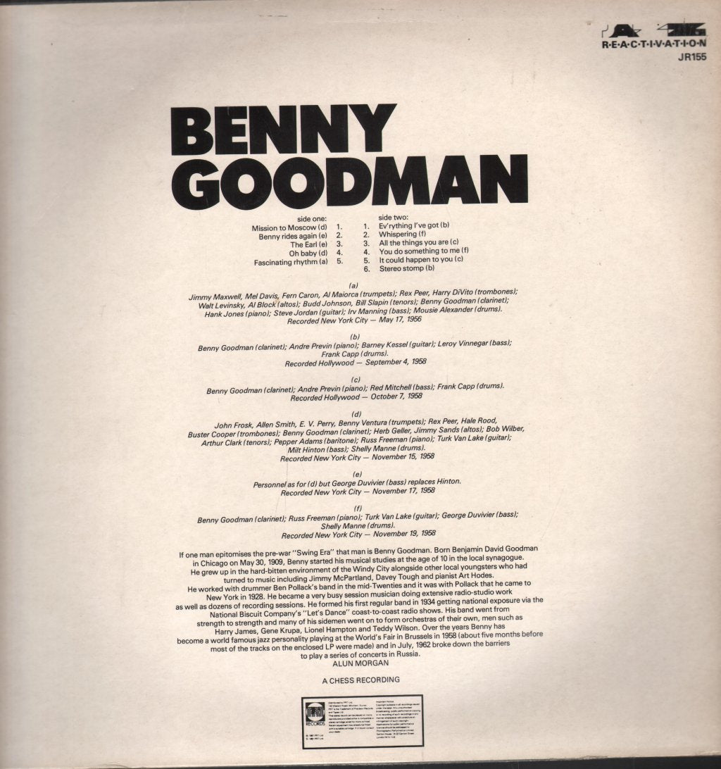 Benny Goodman - Benny Goodman - Lp
