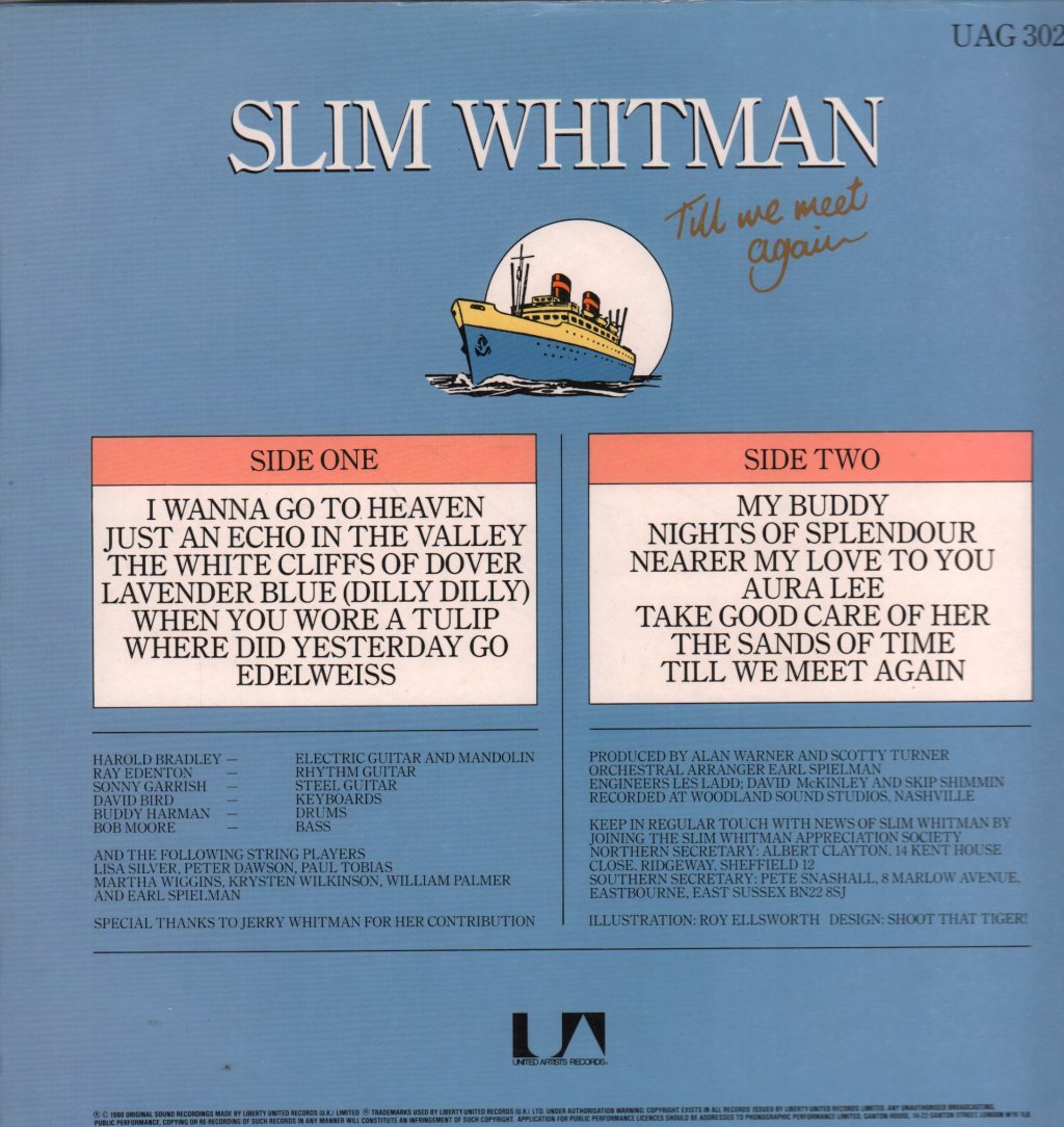Slim Whitman - Till We Meet Again - Lp