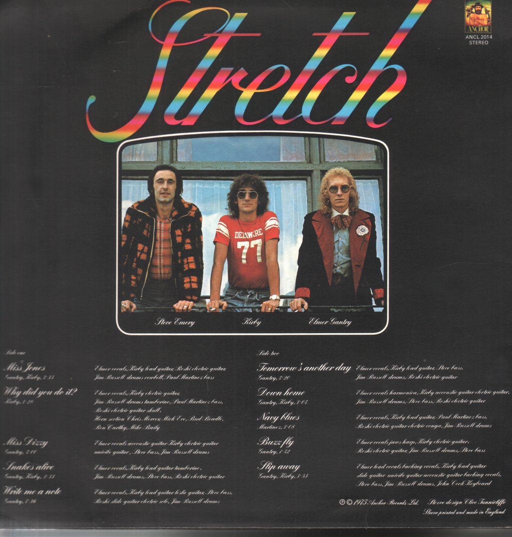 Stretch (70'S Rock Group) - Elastique - Lp
