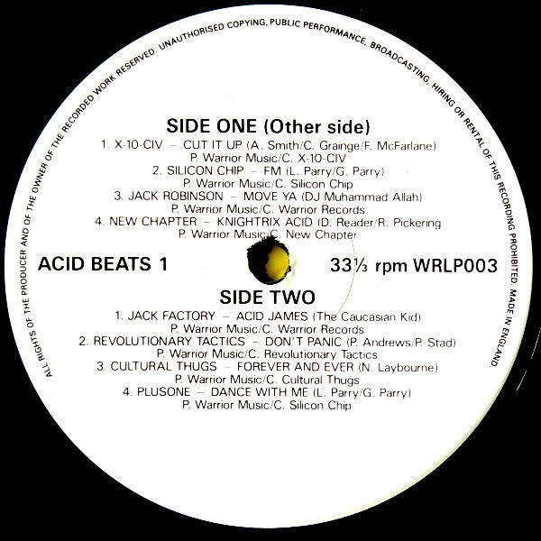 Various Artists - Acid Beats 1 - Lp