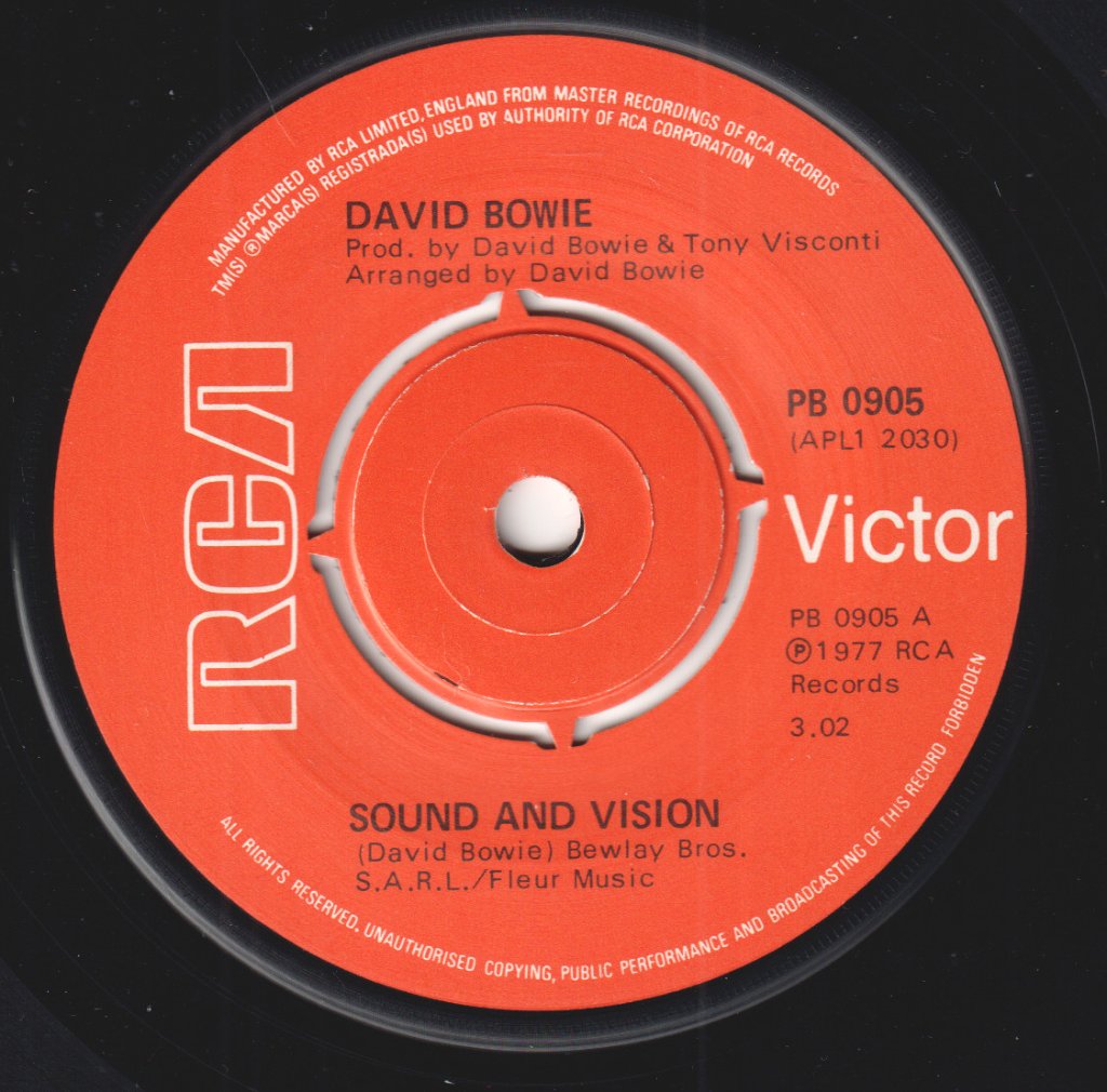 David Bowie - Sound And Vision - 7 Inch