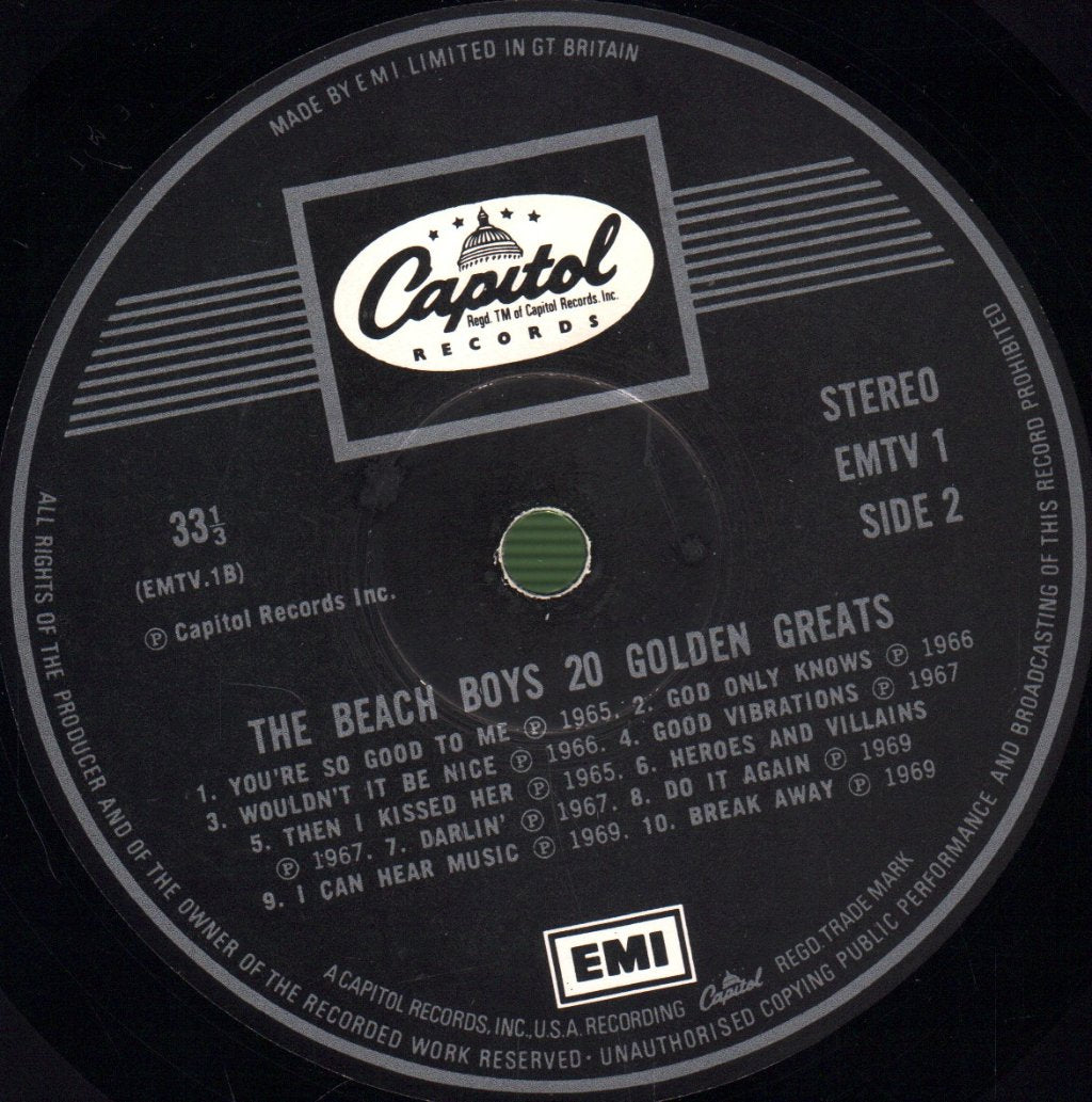 Beach Boys - 20 Golden Greats - Lp