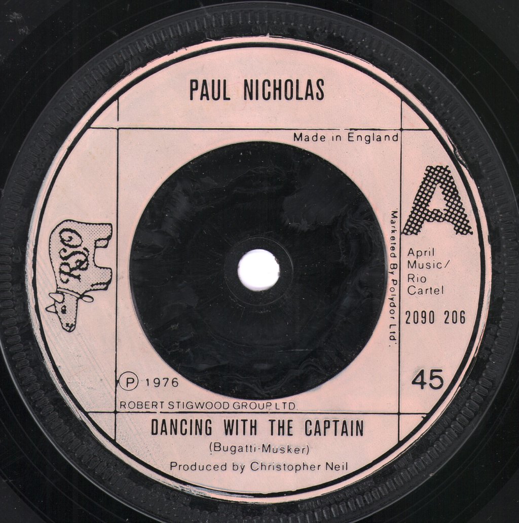 Paul Nicholas - Dancing With The Captain - 7 Inch