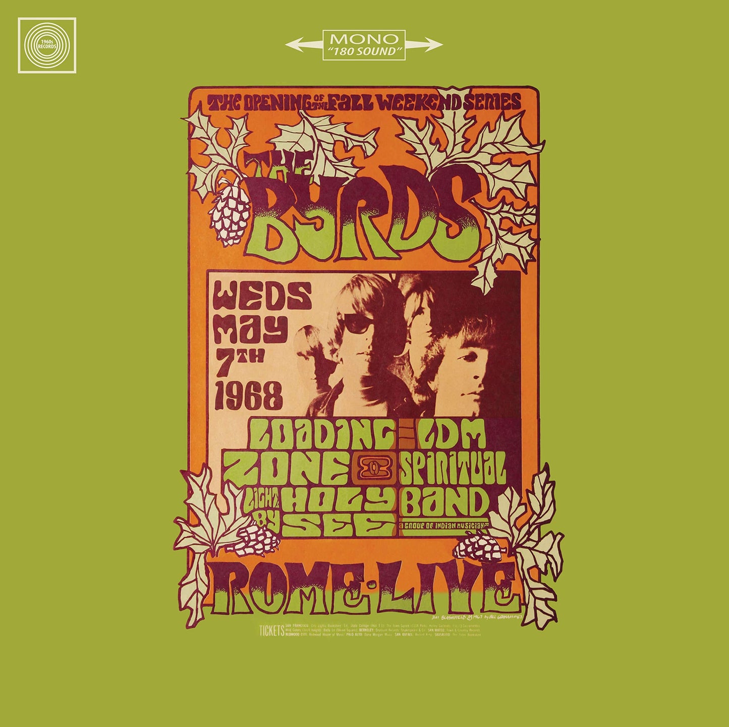 Byrds - Live In Rome 1968 - Lp
