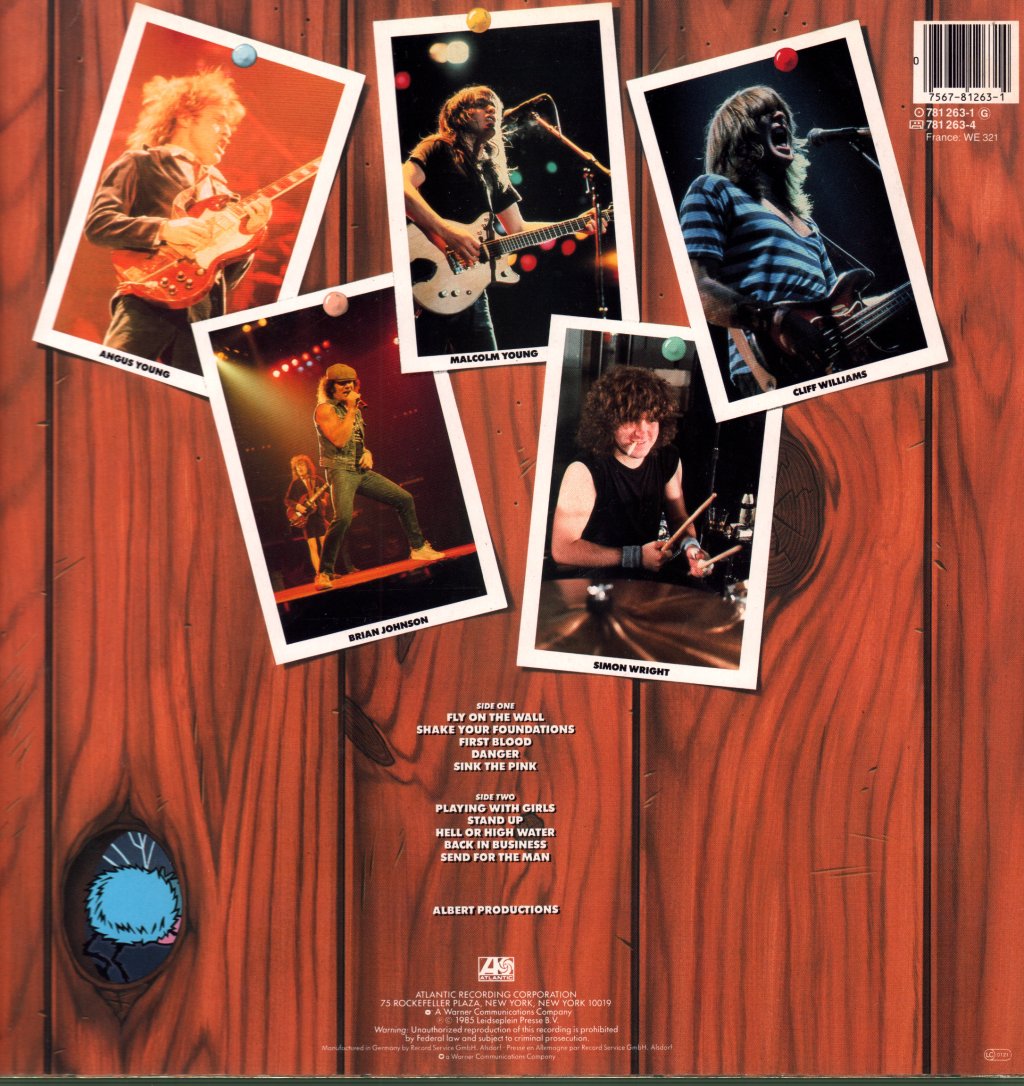 AC/DC - Fly On The Wall - Lp