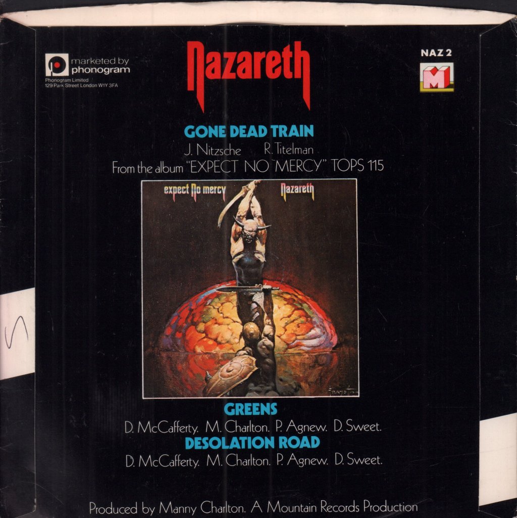 Nazareth - Gone Dead Train - 7 Inch