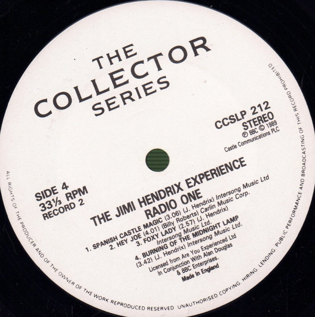 Jimi Hendrix Experience - Radio One - Double Lp