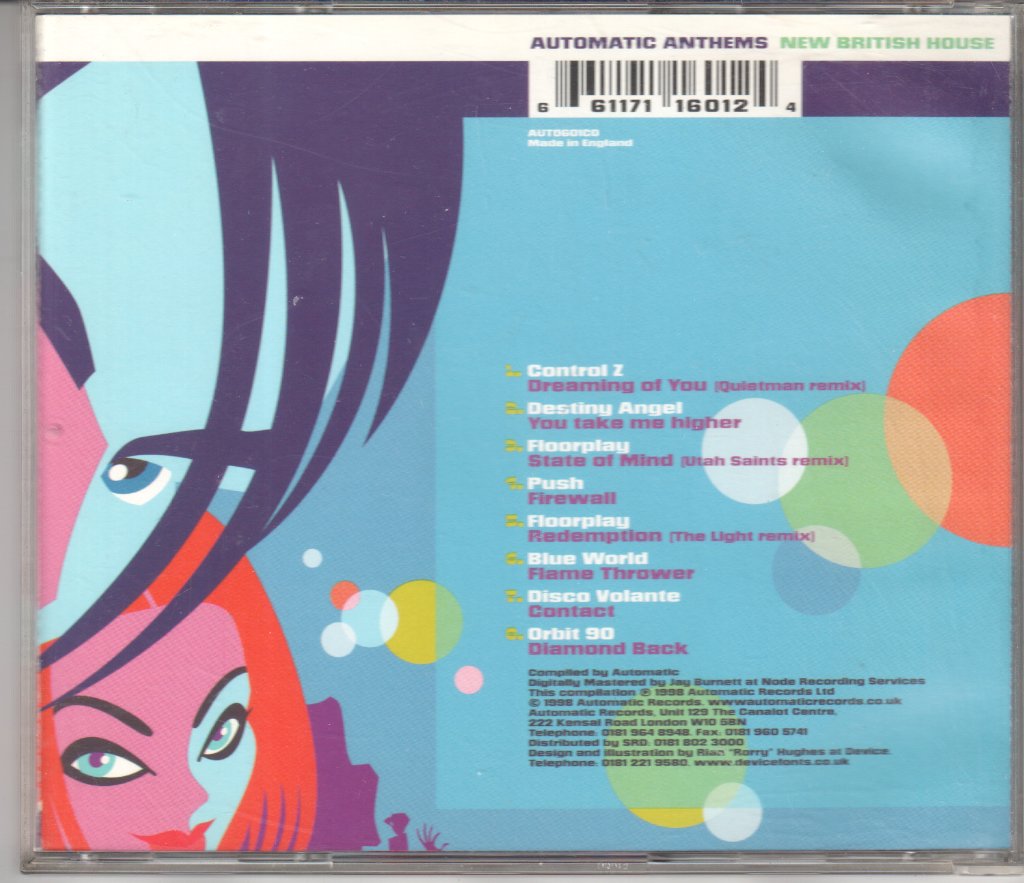 Various Artists - Automatic Anthems - Cd