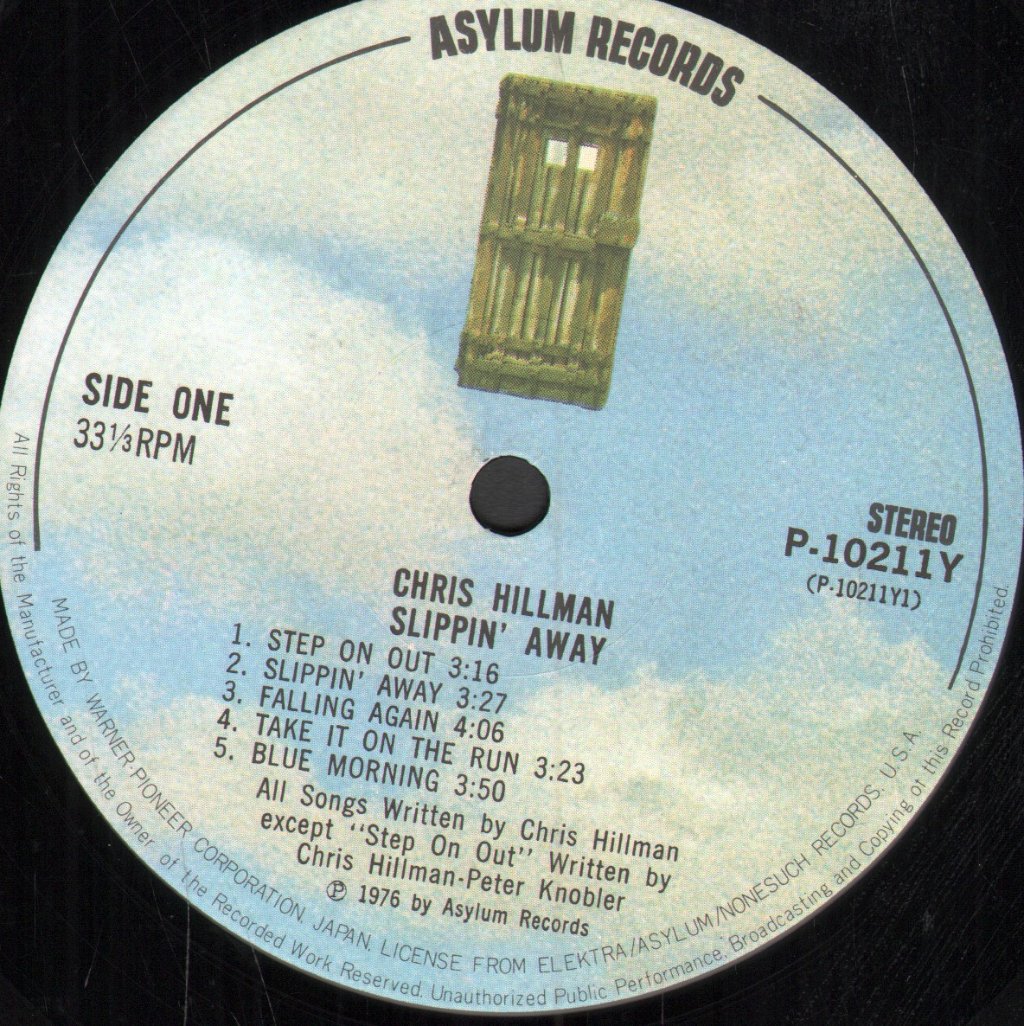 Chris Hillman - Slippin' Away - Lp