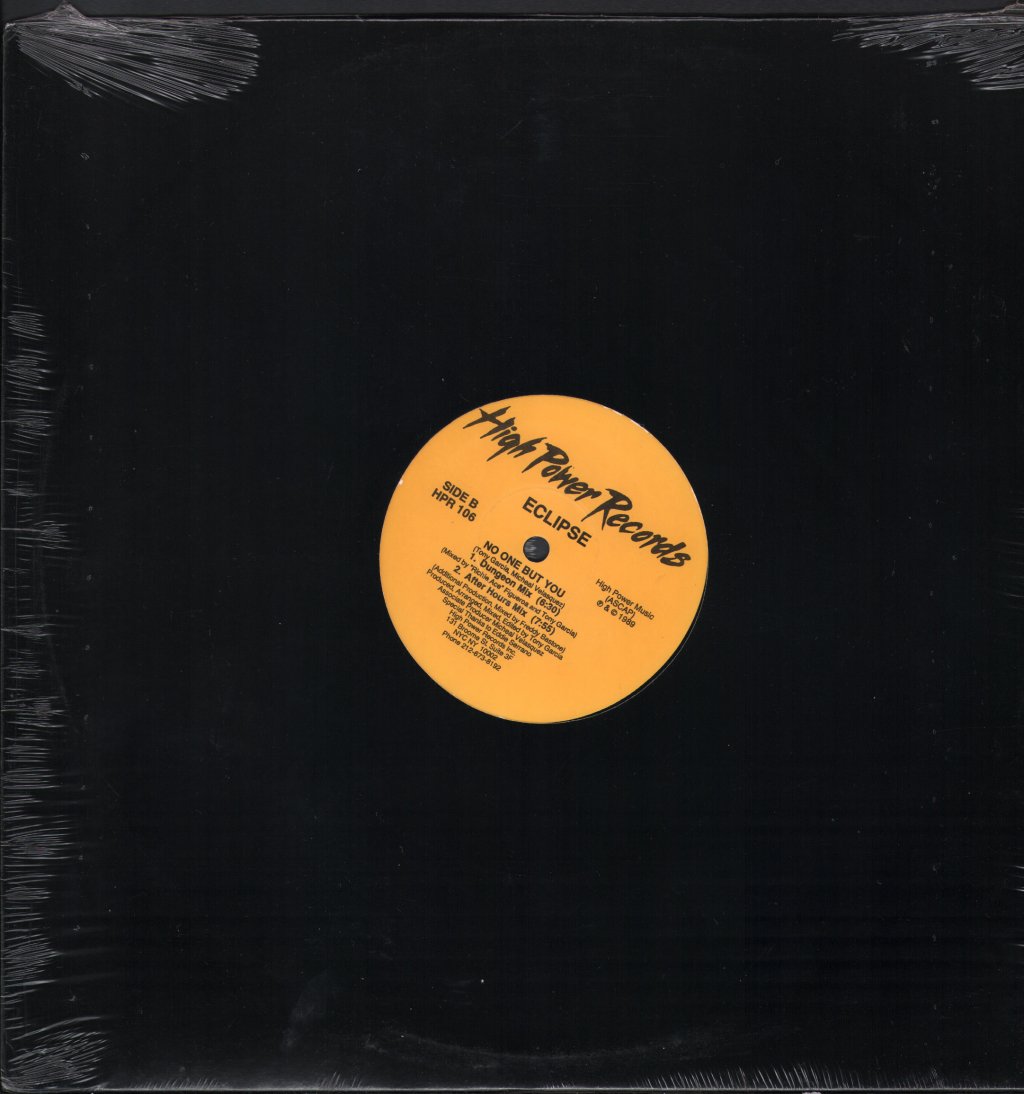 Eclipse (Dance) - No One But You - 12 Inch